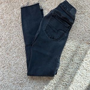 Blk jeggings AE jeans